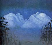 Harald Sohlberg, Vinternatt i fjellene